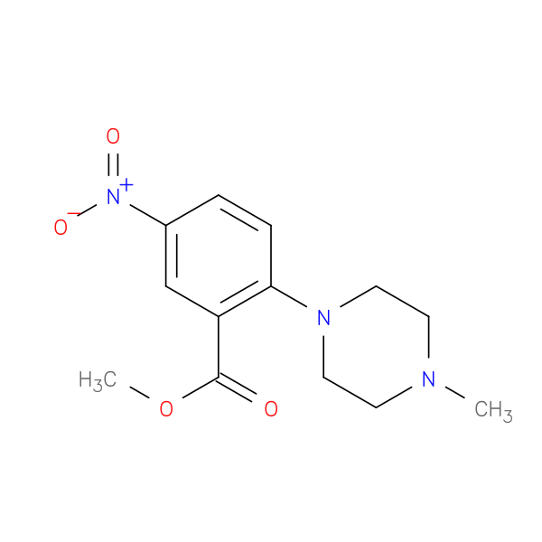 methyl 2-(4-methylpiperazin-1-yl)-5-nitrobenzoate