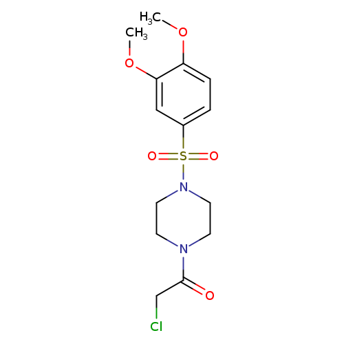2-chloro-1-[4-(3,4-dimethoxybenzenesulfonyl)piperazin-1-yl]ethan-1-one