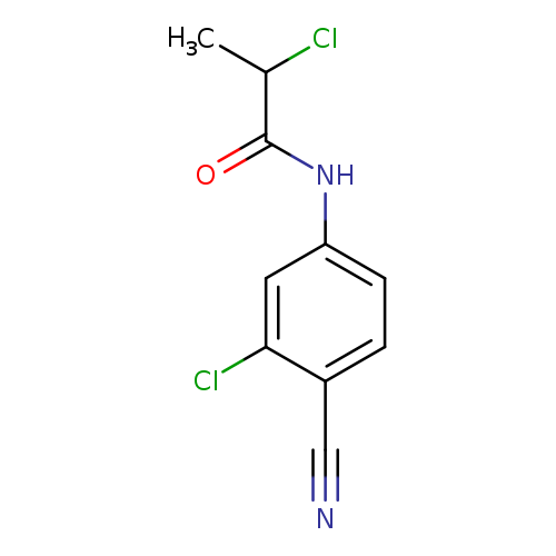 2-chloro-N-(3-chloro-4-cyanophenyl)propanamide
