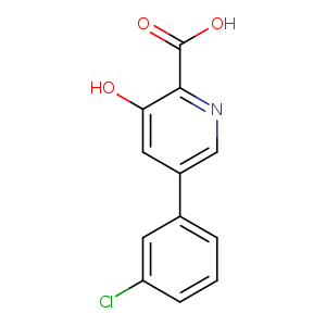 5-(3-Chlorophenyl)-3-hydroxypicolinic acid