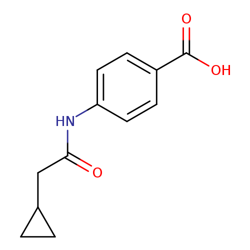 4-(2-cyclopropylacetamido)benzoic acid