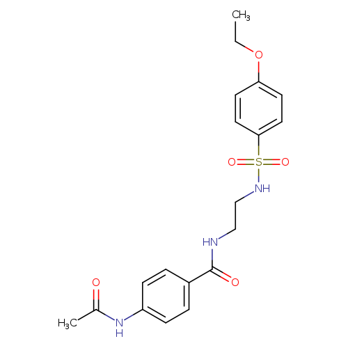 4-acetamido-N-[2-(4-ethoxybenzenesulfonamido)ethyl]benzamide