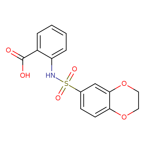 2-(2,3-Dihydrobenzo[b][1,4]dioxine-6-sulfonamido)benzoic acid