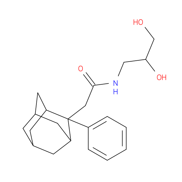 N-(2,3-dihydroxypropyl)-2-(2-phenyladamantan-2-yl)acetamide