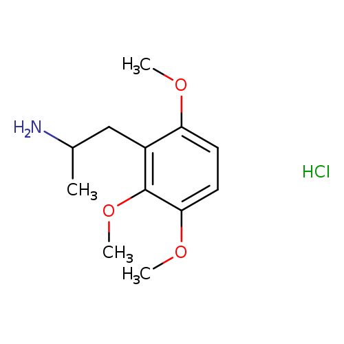 2,3,6-trimethoxy-α-methyl-benzeneethanamine, monohydrochloride