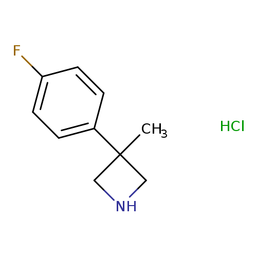 3-(4-fluorophenyl)-3-methylazetidinehydrochloride