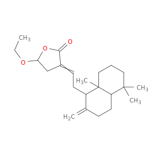 3-[2-(Decahydro-5,5,8a-trimethyl-2-methylene-1-naphthalenyl)ethylidene]-5-ethoxydihydro-2(3H)-furanone
