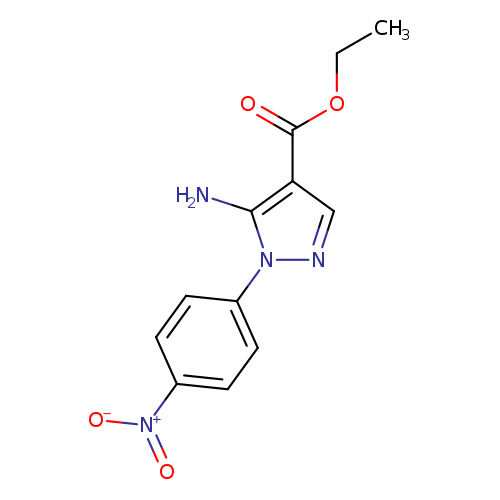 1H-Pyrazole-4-carboxylic acid, 5-amino-1-(4-nitrophenyl)-, ethyl ester