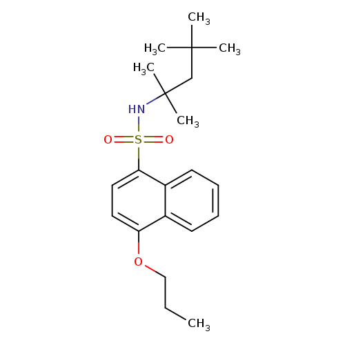 4-propoxy-N-(2,4,4-trimethylpentan-2-yl)naphthalene-1-sulfonamide