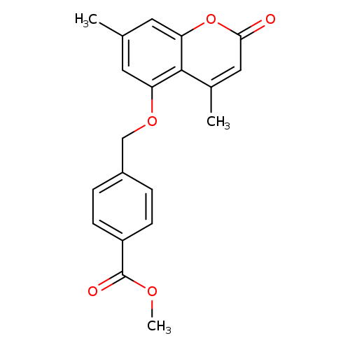methyl 4-{[(4,7-dimethyl-2-oxo-2H-chromen-5-yl)oxy]methyl}benzoate