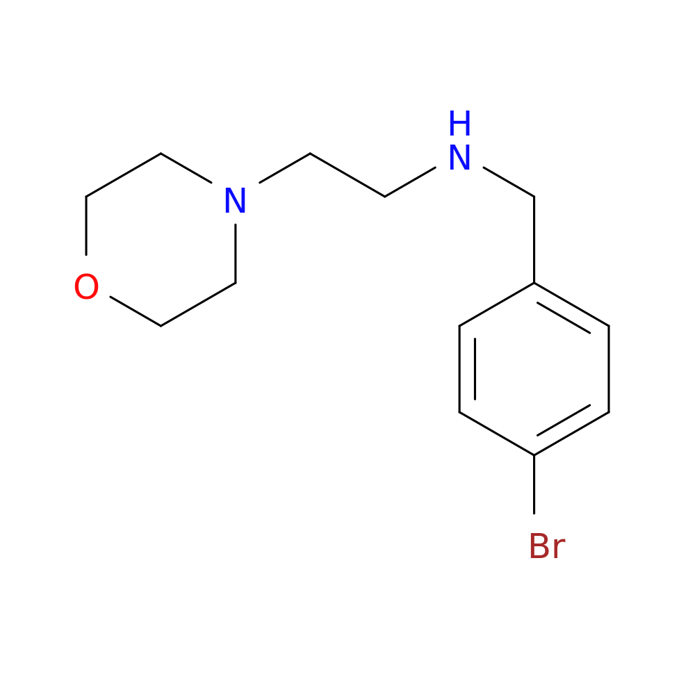 N-(4-Bromobenzyl)-N-[2-(4-morpholinyl)ethyl]amine