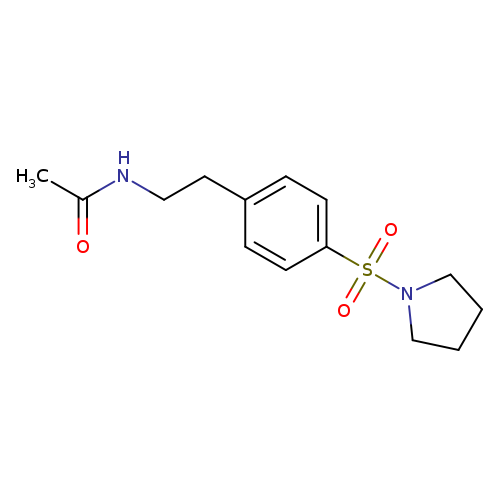 N-(2-[4-(Pyrrolidin-1-ylsulfonyl)phenyl]ethyl)acetamide