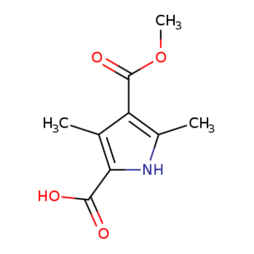 4-(Methoxycarbonyl)-3,5-dimethyl-1h-pyrrole-2-carboxylic acid