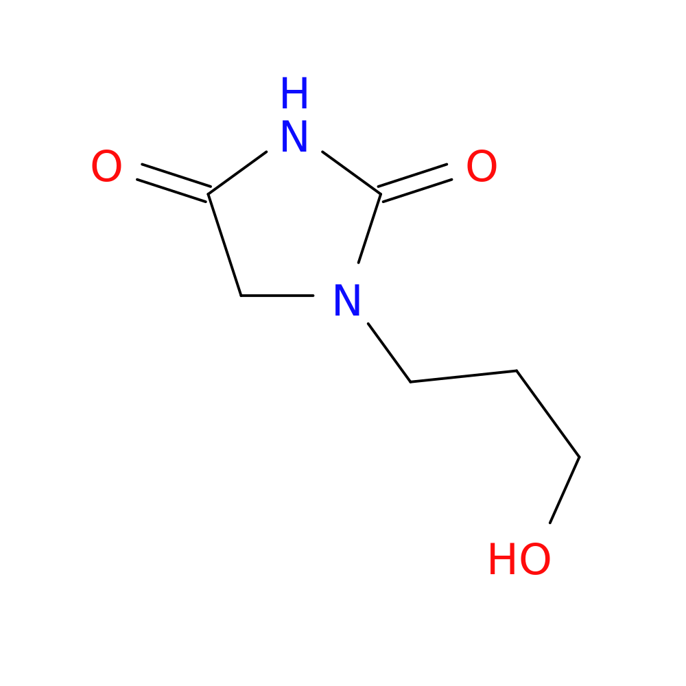1-(3-Hydroxypropyl)imidazolidine-2,4-dione