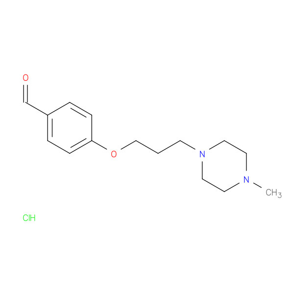 4-[3-(4-methyl-1-piperazinyl)propoxy]benzaldehyde hydrochloride