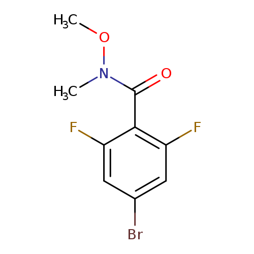 4-Bromo-2,6-difluoro-N-methoxy-N-methylbenzamide