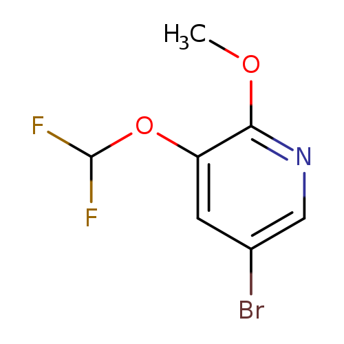 5-broMo-3-(difluoroMethoxy)-2-Methoxypyridine