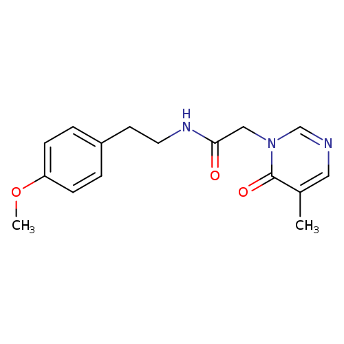 N-[2-(4-methoxyphenyl)ethyl]-2-(5-methyl-6-oxo-1,6-dihydropyrimidin-1-yl)acetamide