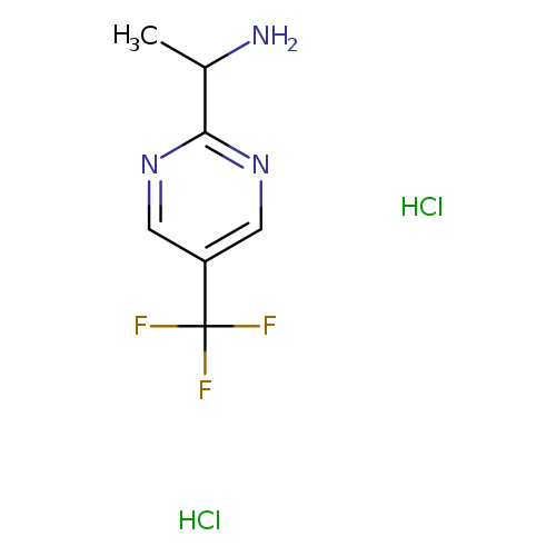 1-[5-(trifluoromethyl)pyrimidin-2-yl]ethan-1-aminedihydrochloride