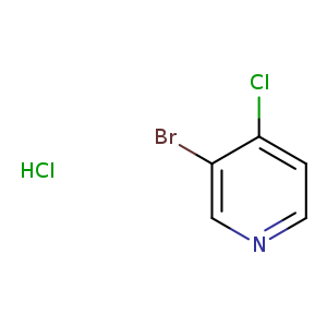 Pyridine, 3-bromo-4-chloro-, hydrochloride (1:1)