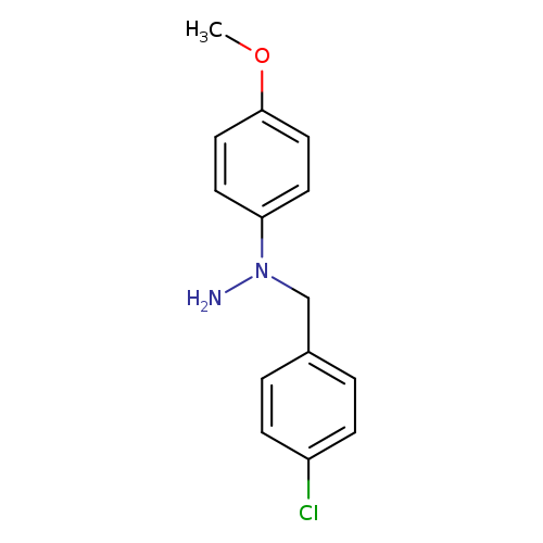 Hydrazine, 1-[(4-chlorophenyl)methyl]-1-(4-methoxyphenyl)-