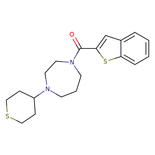 1-(1-benzothiophene-2-carbonyl)-4-(thian-4-yl)-1,4-diazepane