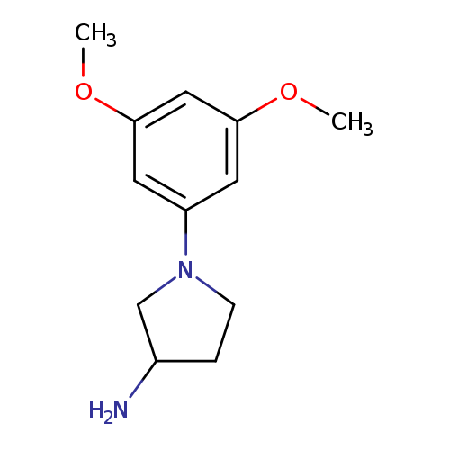 1-(3,5-dimethoxyphenyl)pyrrolidin-3-amine