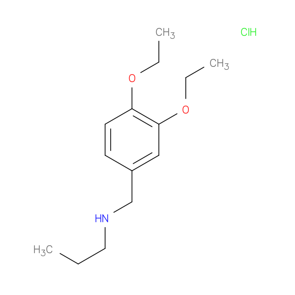[(3,4-diethoxyphenyl)methyl](propyl)amine hydrochloride