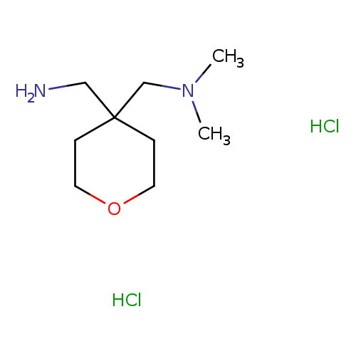 1-{4-[(dimethylamino)methyl]oxan-4-yl}methanamine dihydrochloride