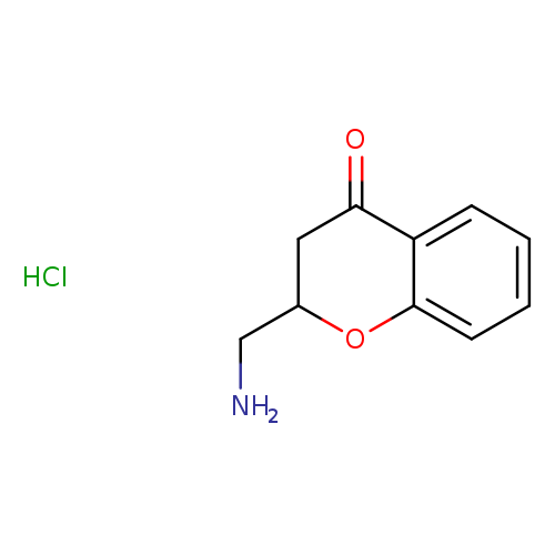 2-(aminomethyl)-3,4-dihydro-2H-1-benzopyran-4-one hydrochloride