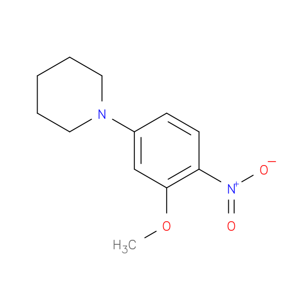 1-(3-Methoxy-4-nitrophenyl)piperidine