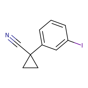 1-(3-Iodophenyl)cyclopropanecarbonitrile
