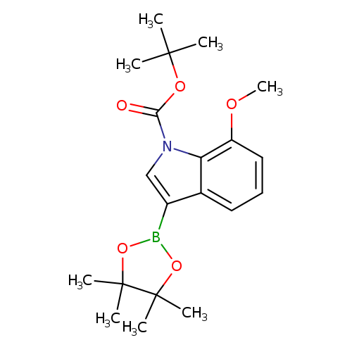 1H-Indole-1-carboxylic acid, 7-methoxy-3-(4,4,5,5-tetramethyl-1,3,2-dioxaborolan-2-yl)-, 1,1-dimethylethyl ester