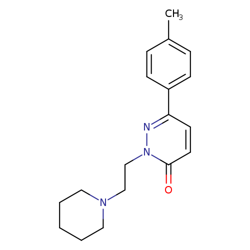 6-(4-methylphenyl)-2-[2-(piperidin-1-yl)ethyl]-2,3-dihydropyridazin-3-one