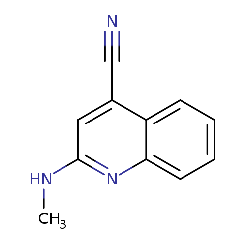 2-(methylamino)quinoline-4-carbonitrile