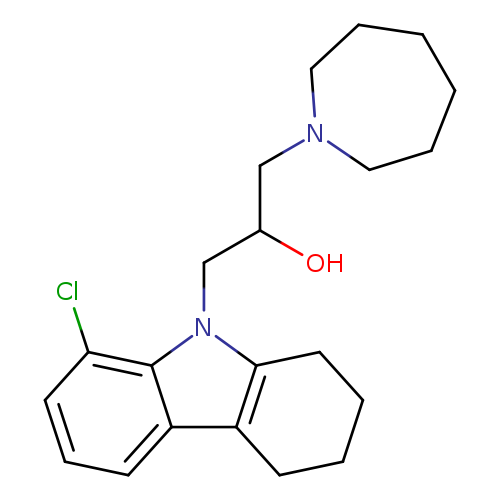 1-Azepan-1-yl-3-(8-chloro-1,2,3,4-tetrahydro-carbazol-9-yl)-propan-2-ol
