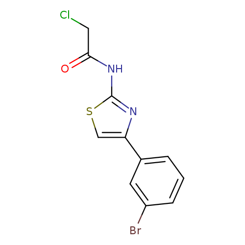 N-[4-(3-bromophenyl)-1,3-thiazol-2-yl]-2-chloroacetamide