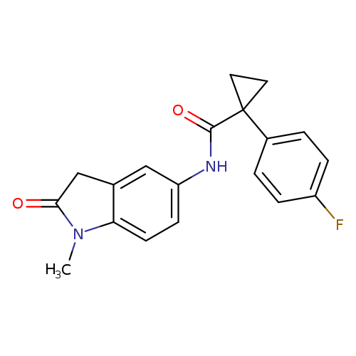 1-(4-fluorophenyl)-N-(1-methyl-2-oxo-2,3-dihydro-1H-indol-5-yl)cyclopropane-1-carboxamide
