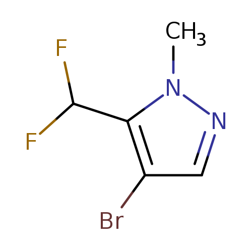 4-bromo-5-(difluoromethyl)-1-methyl-1H-pyrazole