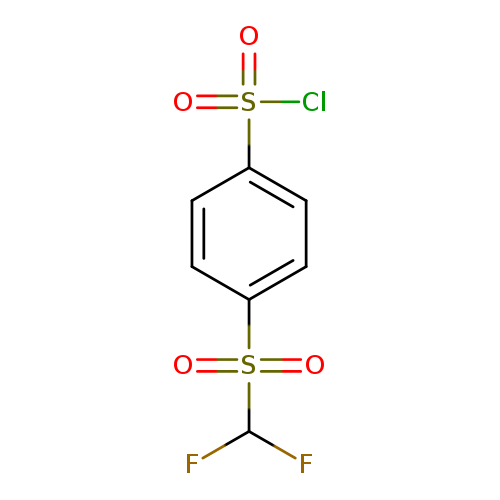 4-(difluoromethylsulfonyl)benzenesulfonyl chloride