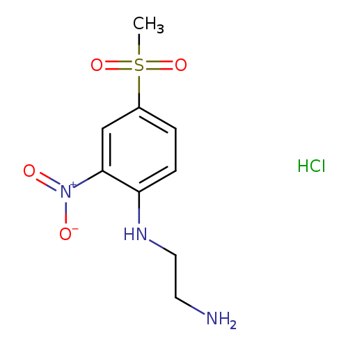 N-(2-aminoethyl)-4-methanesulfonyl-2-nitroaniline hydrochloride