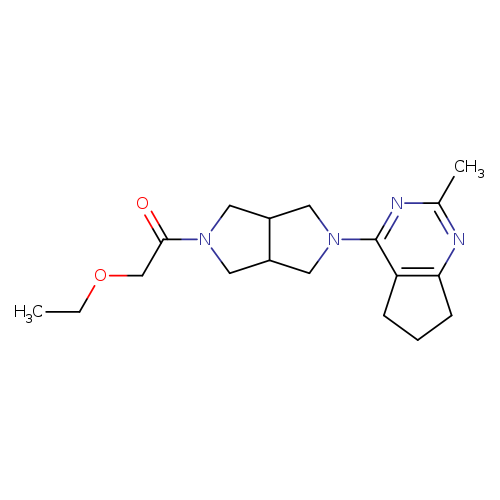 2-ethoxy-1-(5-{2-methyl-5H,6H,7H-cyclopenta[d]pyrimidin-4-yl}-octahydropyrrolo[3,4-c]pyrrol-2-yl)ethan-1-one