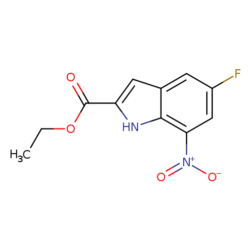Ethyl5-fluoro-7-nitro-1H-indole-2-carboxylate