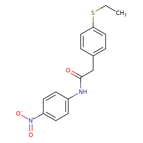 2-[4-(ethylsulfanyl)phenyl]-N-(4-nitrophenyl)acetamide