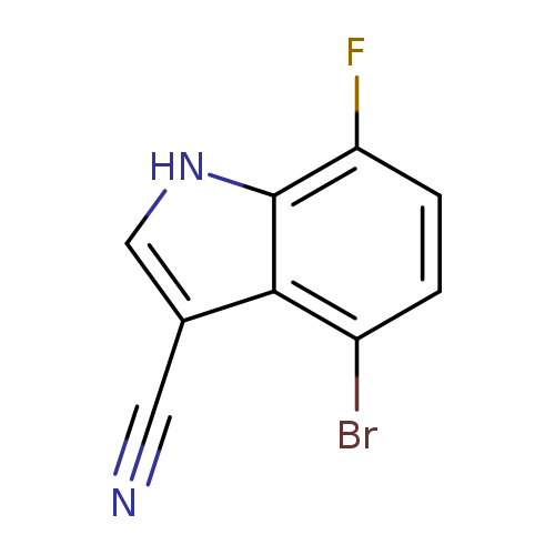 4-Bromo-7-fluoro-1H-indole-3-carbonitrile