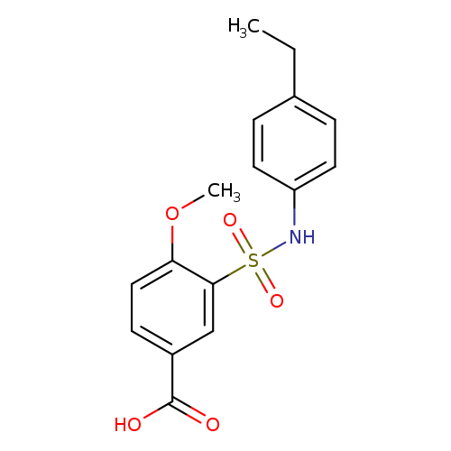 3-[(4-ethylphenyl)sulfamoyl]-4-methoxybenzoic acid