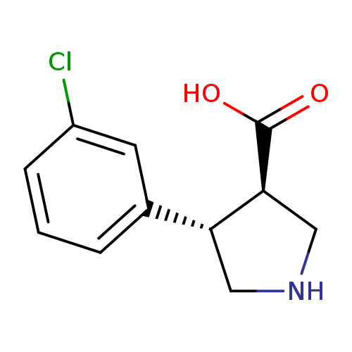(3R,4S)-4-(3-Chlorophenyl)pyrrolidine-3-carboxylic acid
