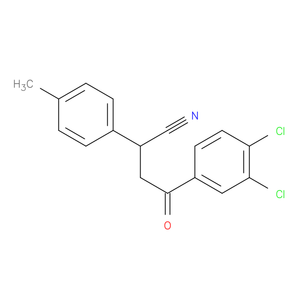 4-(3,4-dichlorophenyl)-2-(4-methylphenyl)-4-oxobutanenitrile
