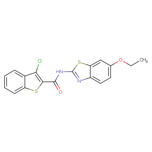3-chloro-N-(6-ethoxy-1,3-benzothiazol-2-yl)-1-benzothiophene-2-carboxamide