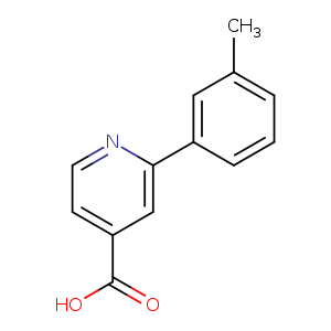 4-Pyridinecarboxylic acid, 2-(3-methylphenyl)-